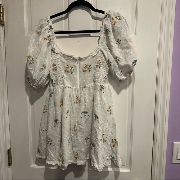 Love & Lemons Yolanda Puff Sleeve Mini Dress - Picture 3 of 7